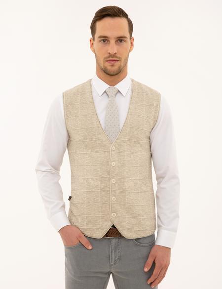 Kum Melanj Triko Yelek - 50229441010