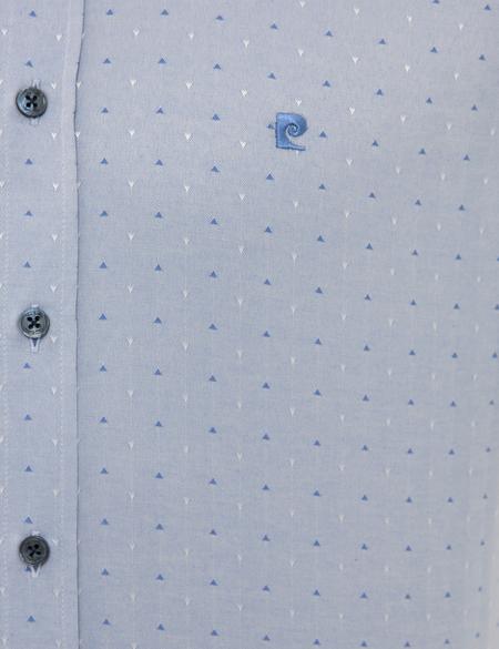 Mavi Slim Fit Armürlü Gömlek - 50227478028