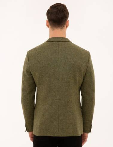 Açık Yeşil Slim Fit Ceket