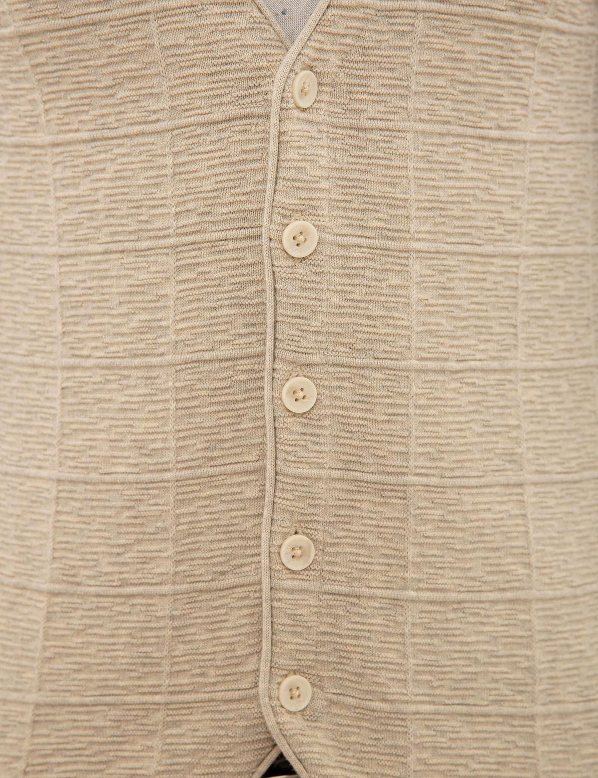 Kum Melanj Triko Yelek - 50229441010