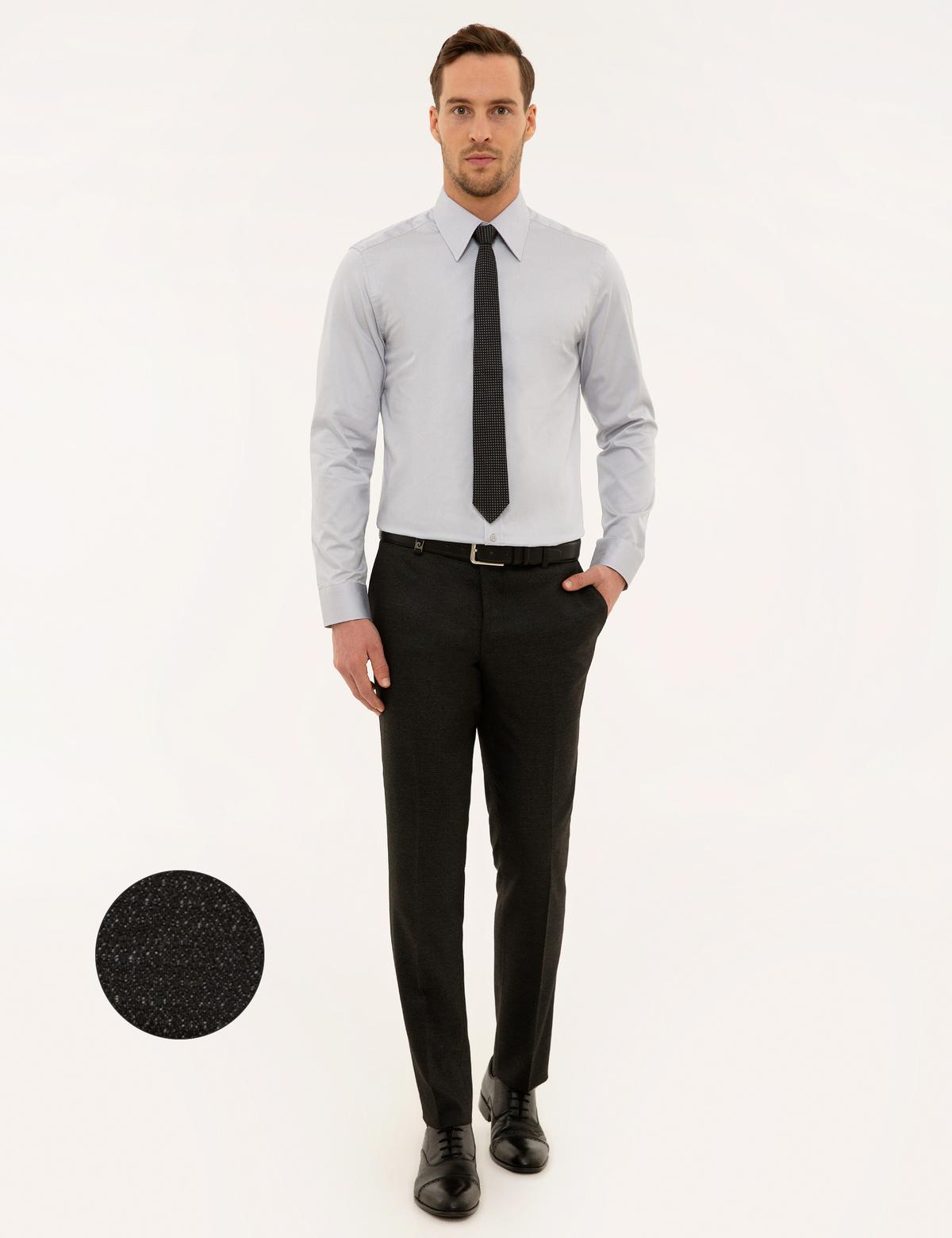 Siyah Slim Fit Kumaş Pantolon