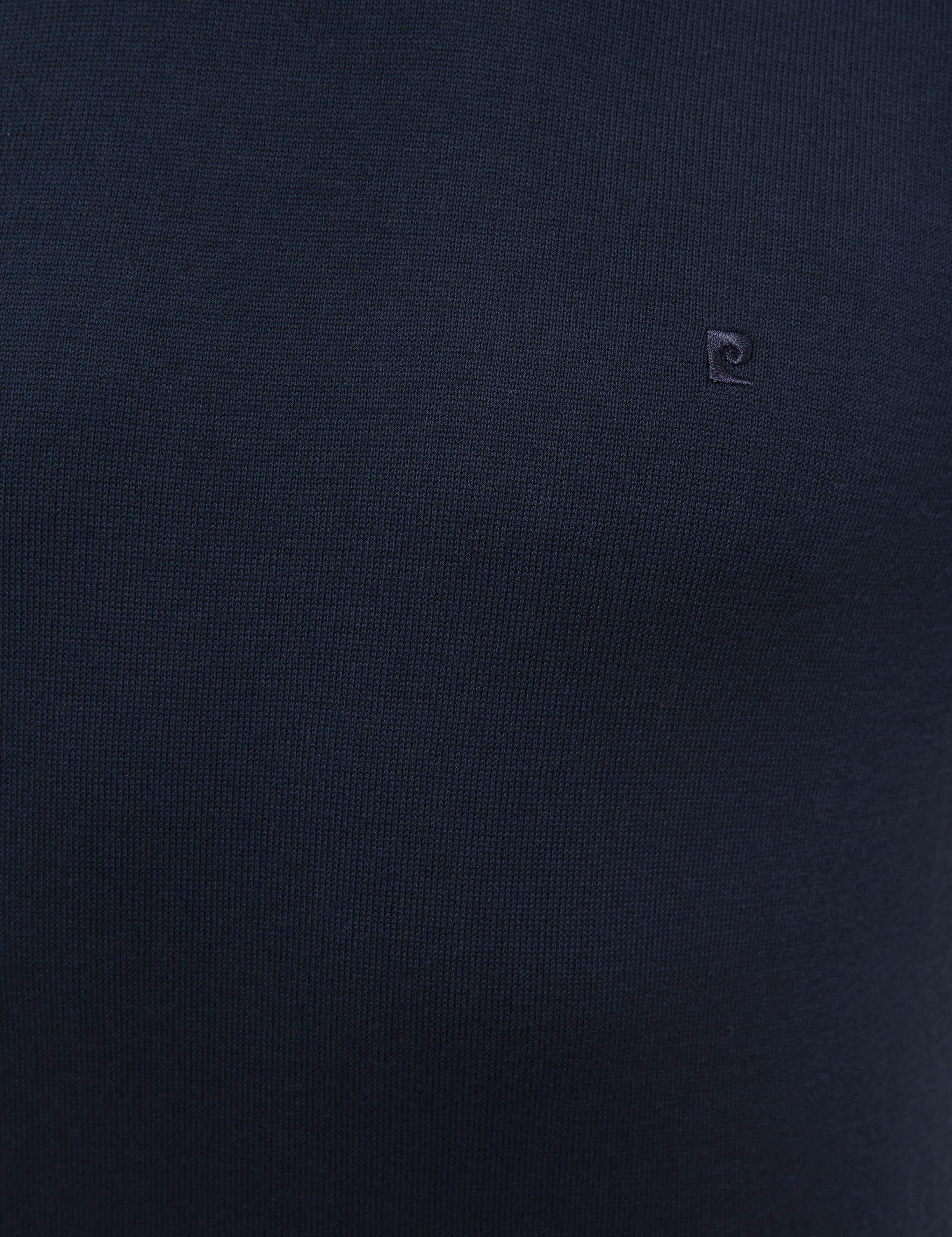 Lacivert Slim Fit Tam Balıkçı Yaka Basic Triko Kazak