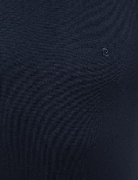 Lacivert Slim Fit Tam Balıkçı Yaka Basic Triko Kazak - 50230785006