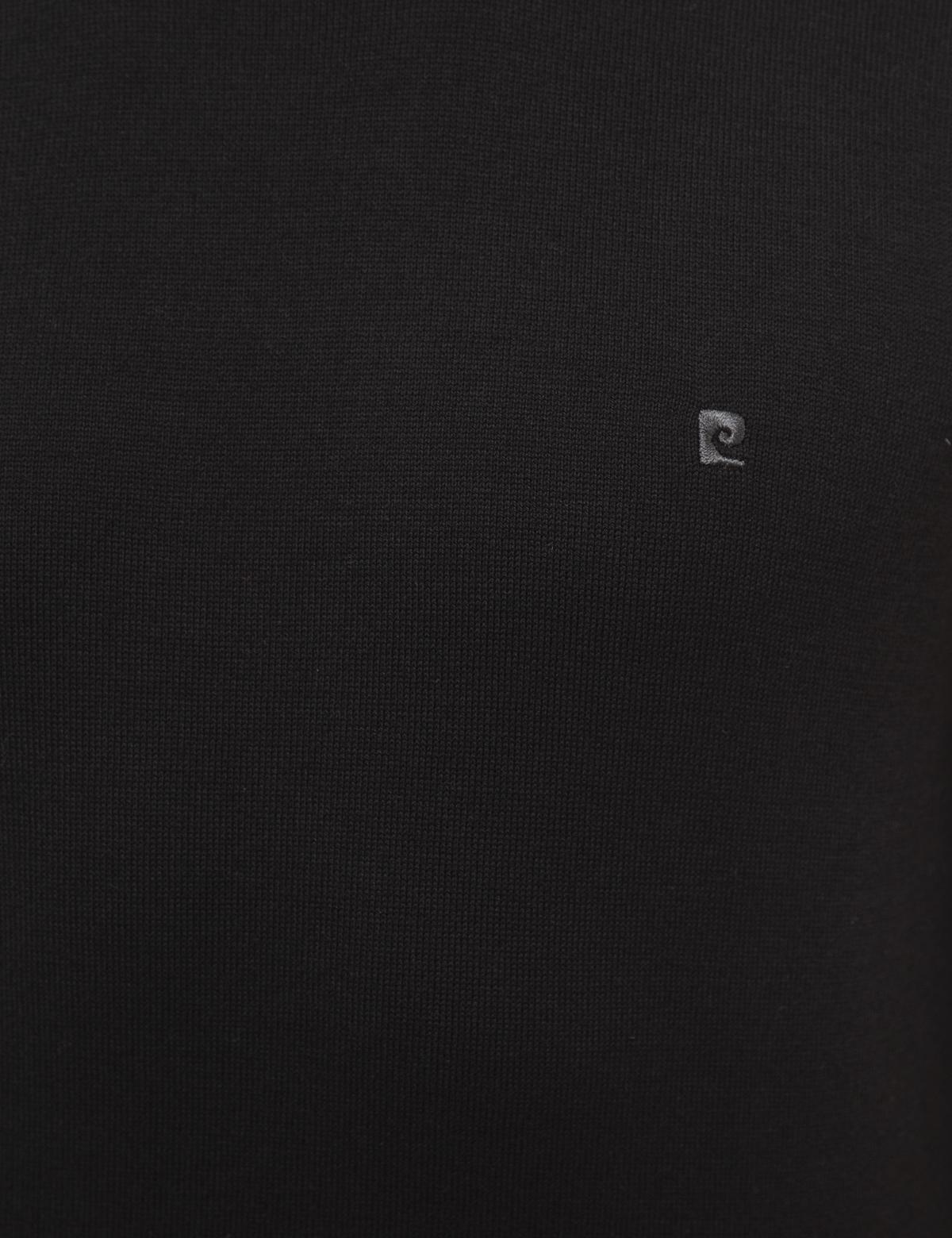 Siyah Slim Fit Tam Balıkçı Yaka Basic Triko Kazak - 50230785019