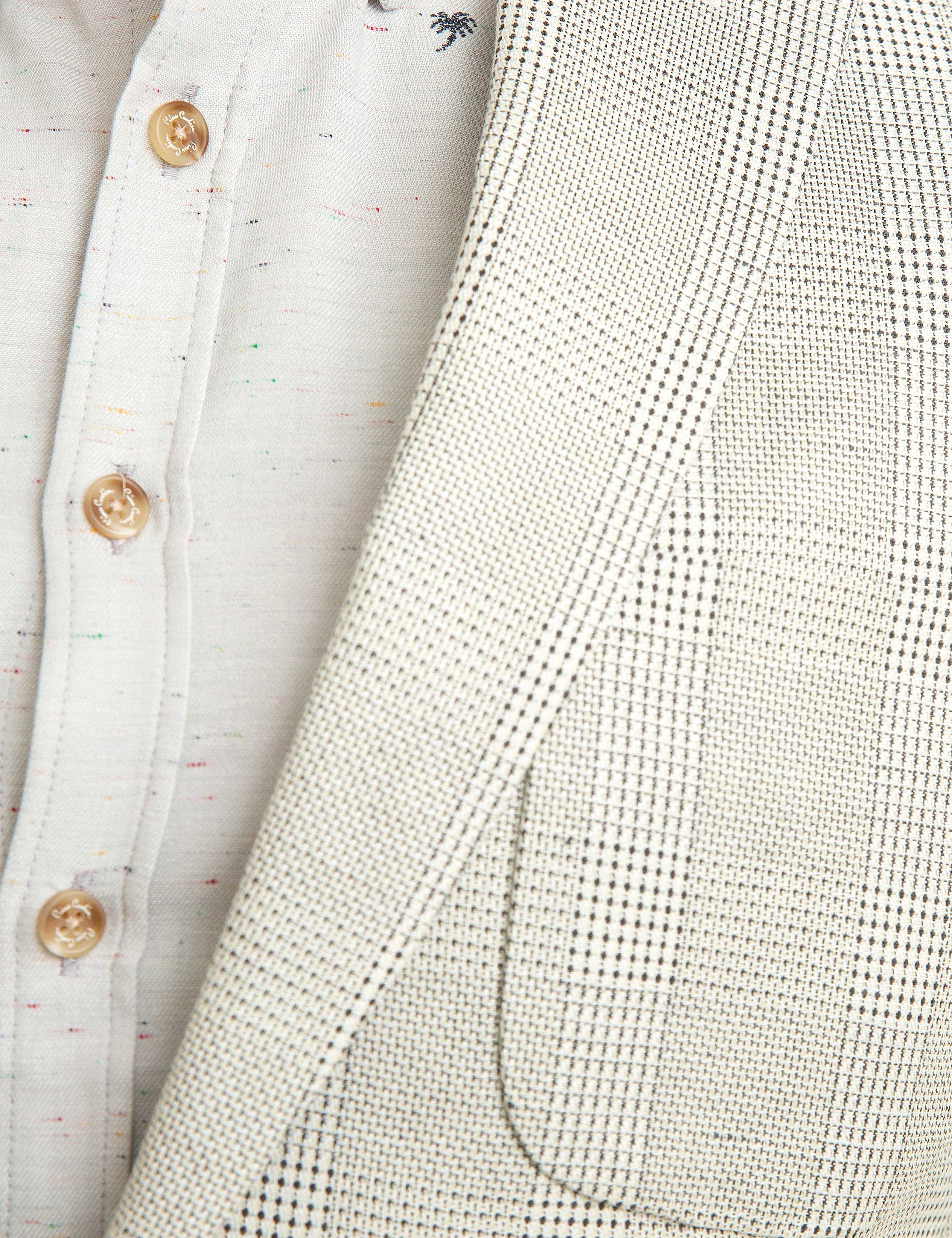 Gri Slim Fit Ceket - Image 5