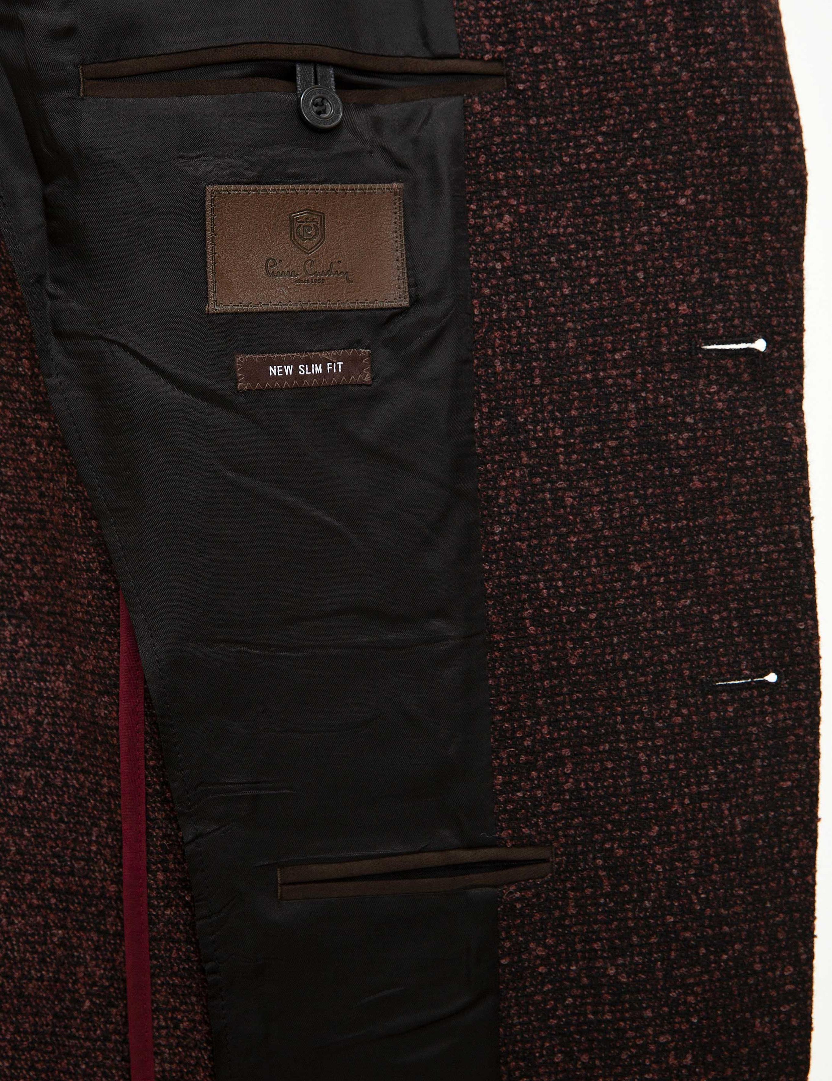 Bordo Ex. Slim Fit Ceket