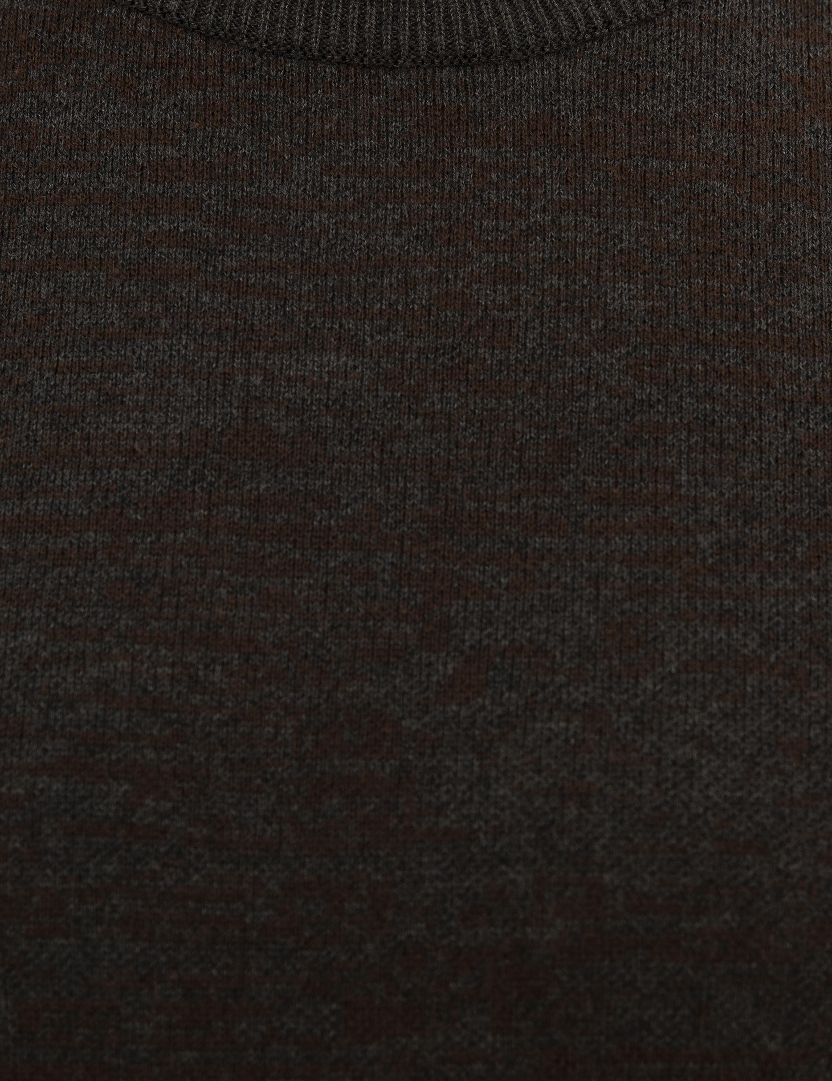 Antrasit Melanj Slim Fit Kazak