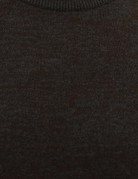 Antrasit Melanj Slim Fit Kazak - 50227841033