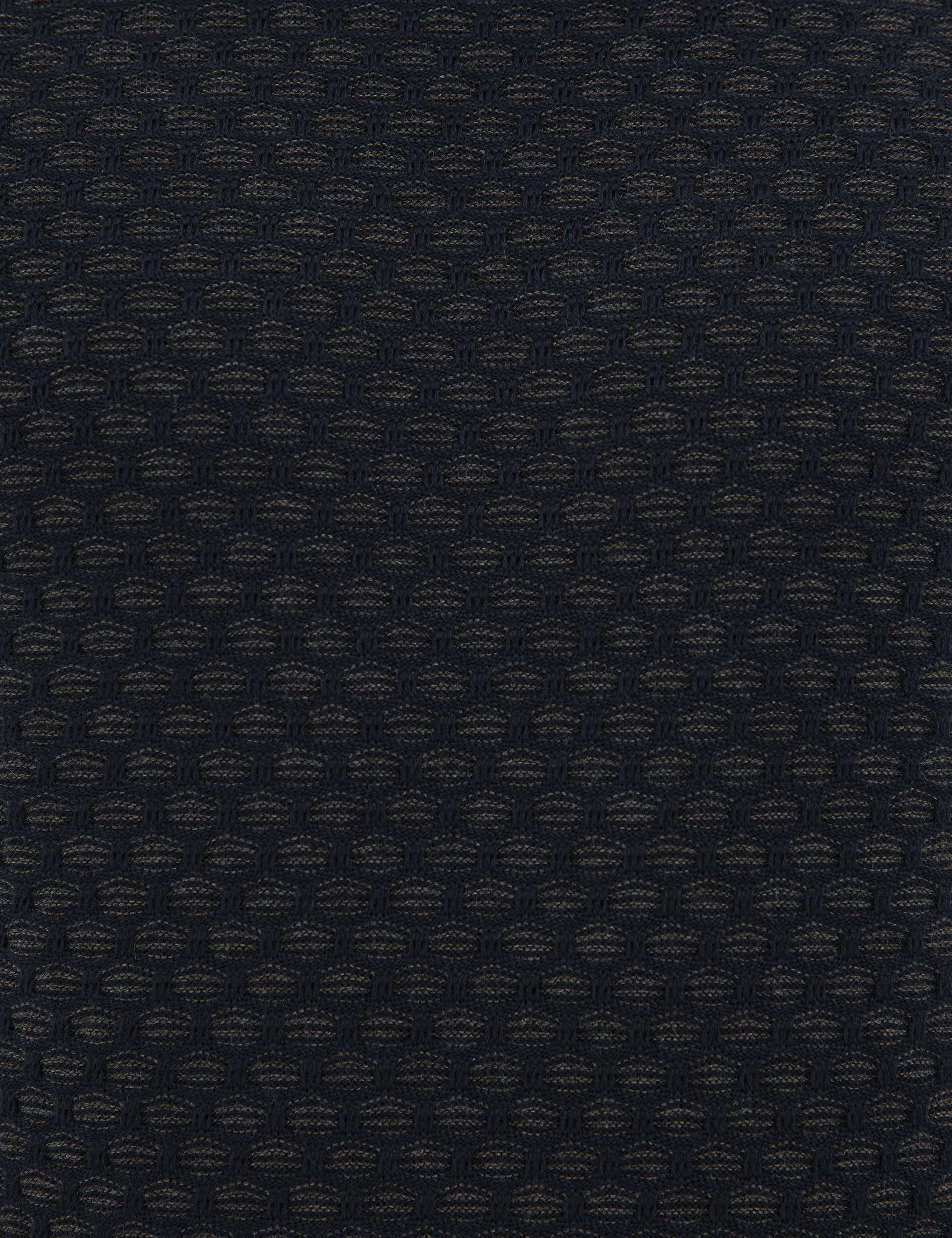 Lacivert Slim Fit Bisiklet Yaka Triko Kazak