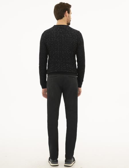 Siyah Slim Fit Chino Pantolon - 50230174047