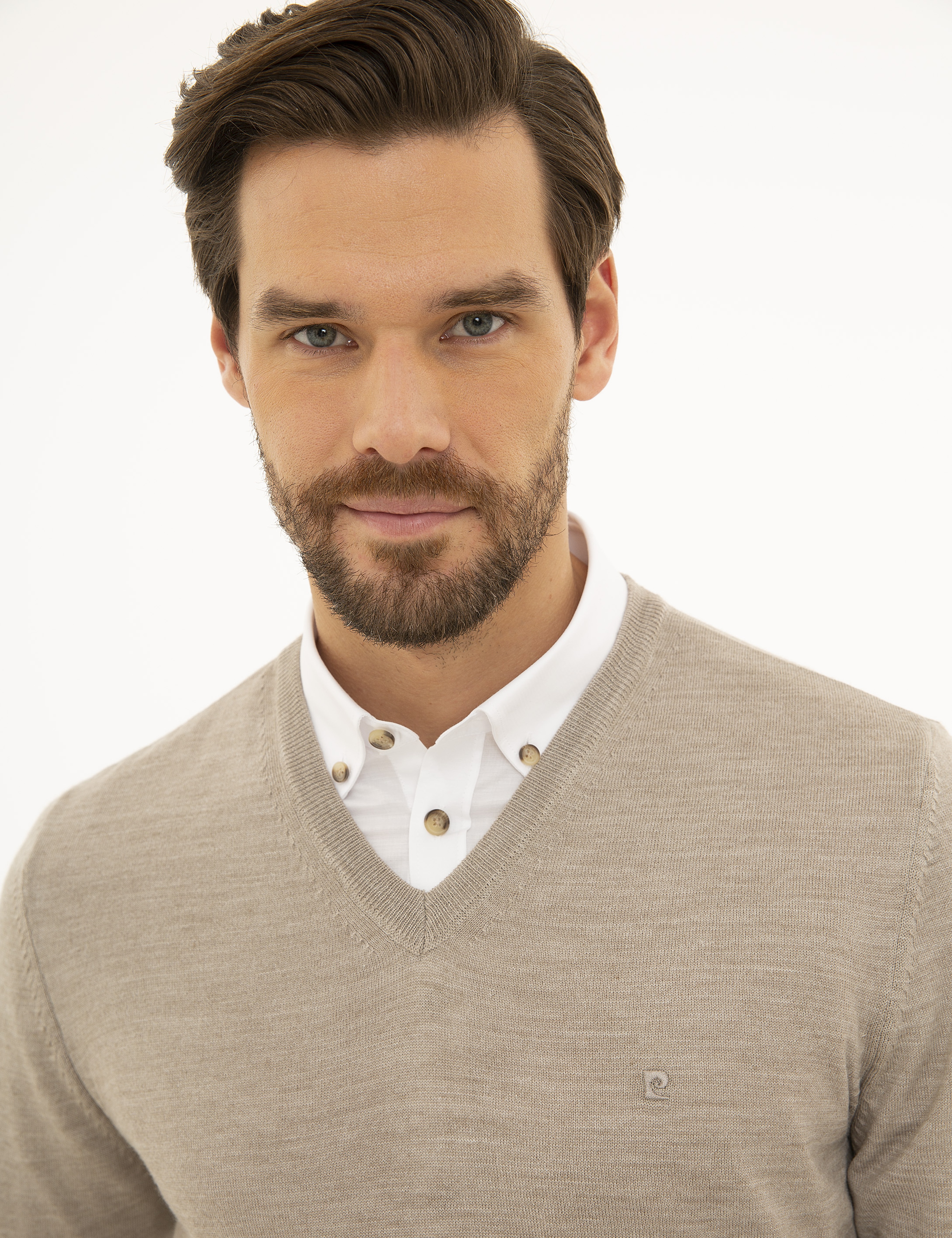 Taş Slim Fit Basic Kazak - Image 1
