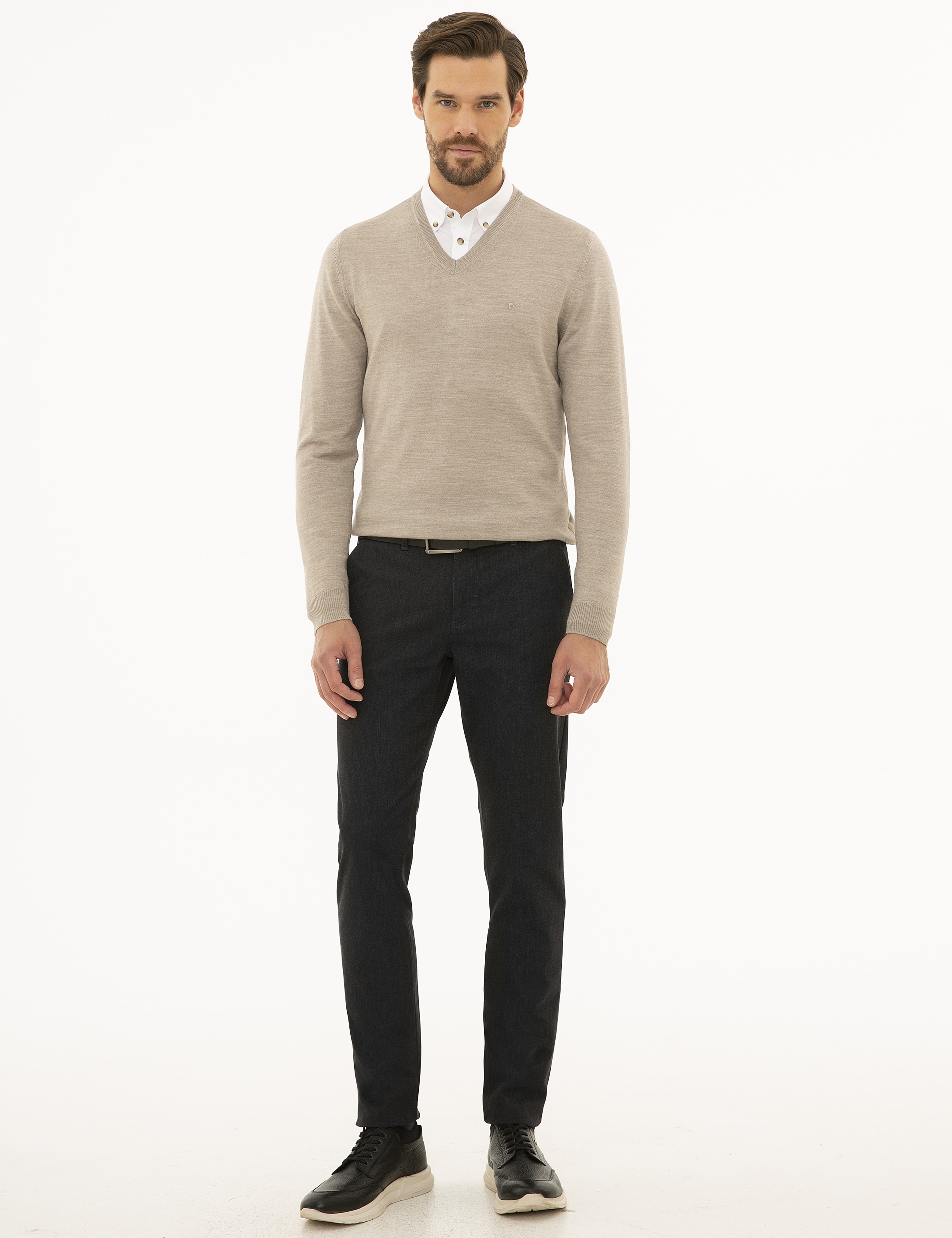 Taş Slim Fit Basic Kazak
