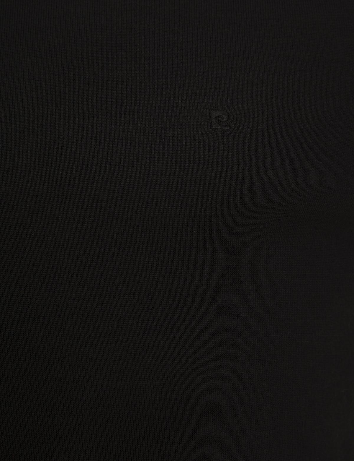 Siyah Slim Fit Basic Kazak - 50227093006