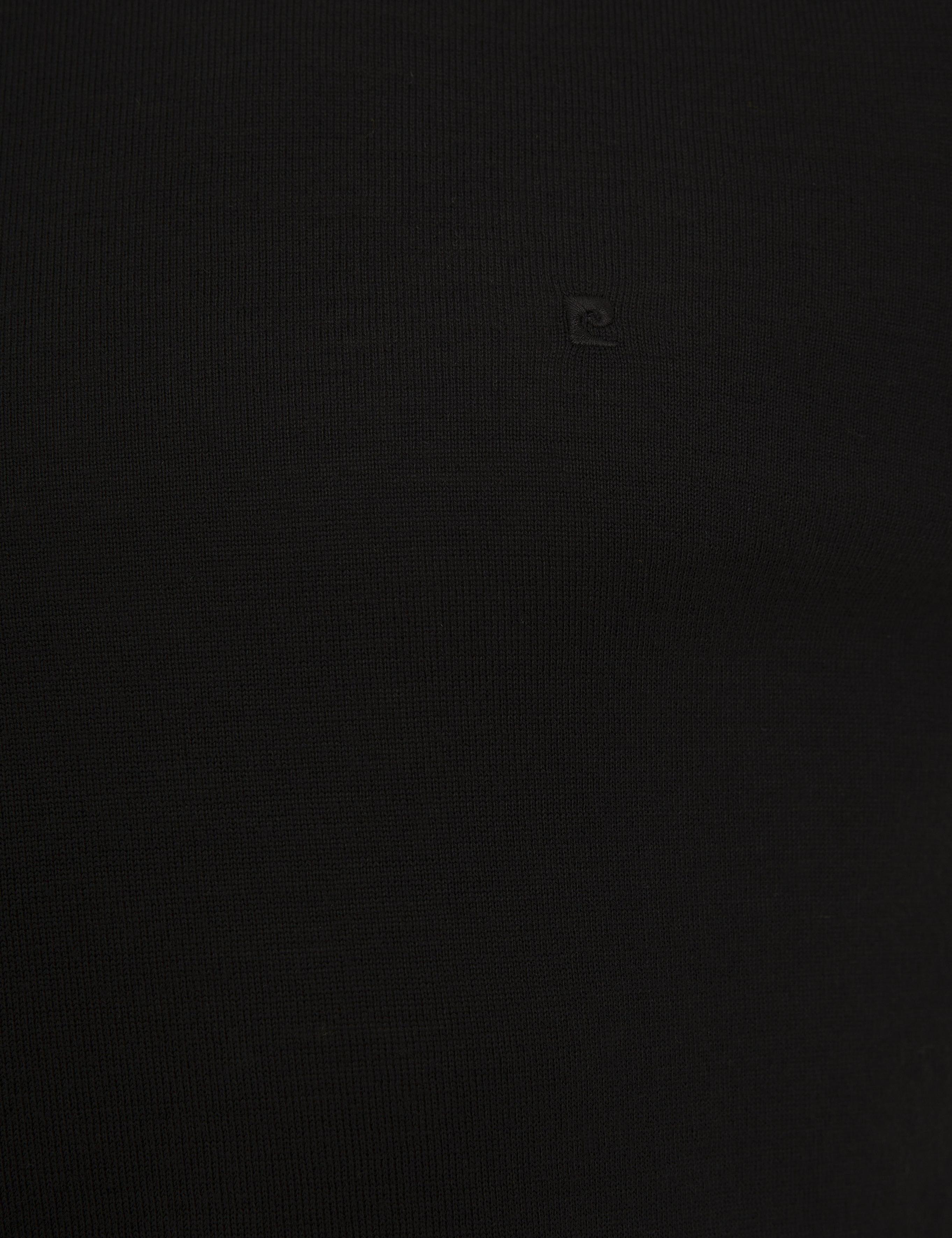 Siyah Slim Fit Basic Kazak