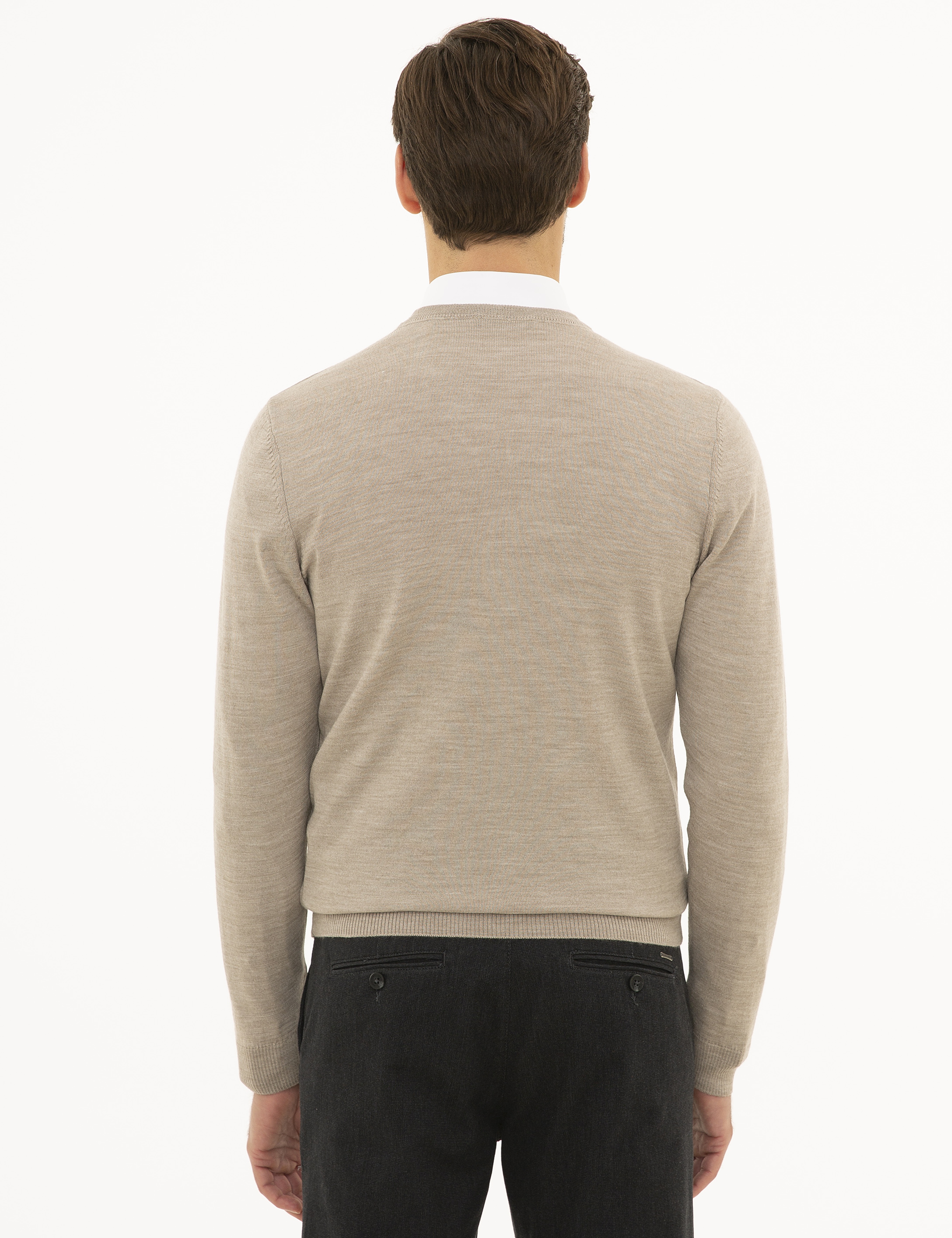 Taş Slim Fit Basic Kazak - Image 3