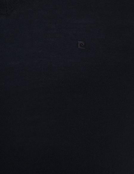 Lacivert Slim Fit Basic Kazak - 50227092013