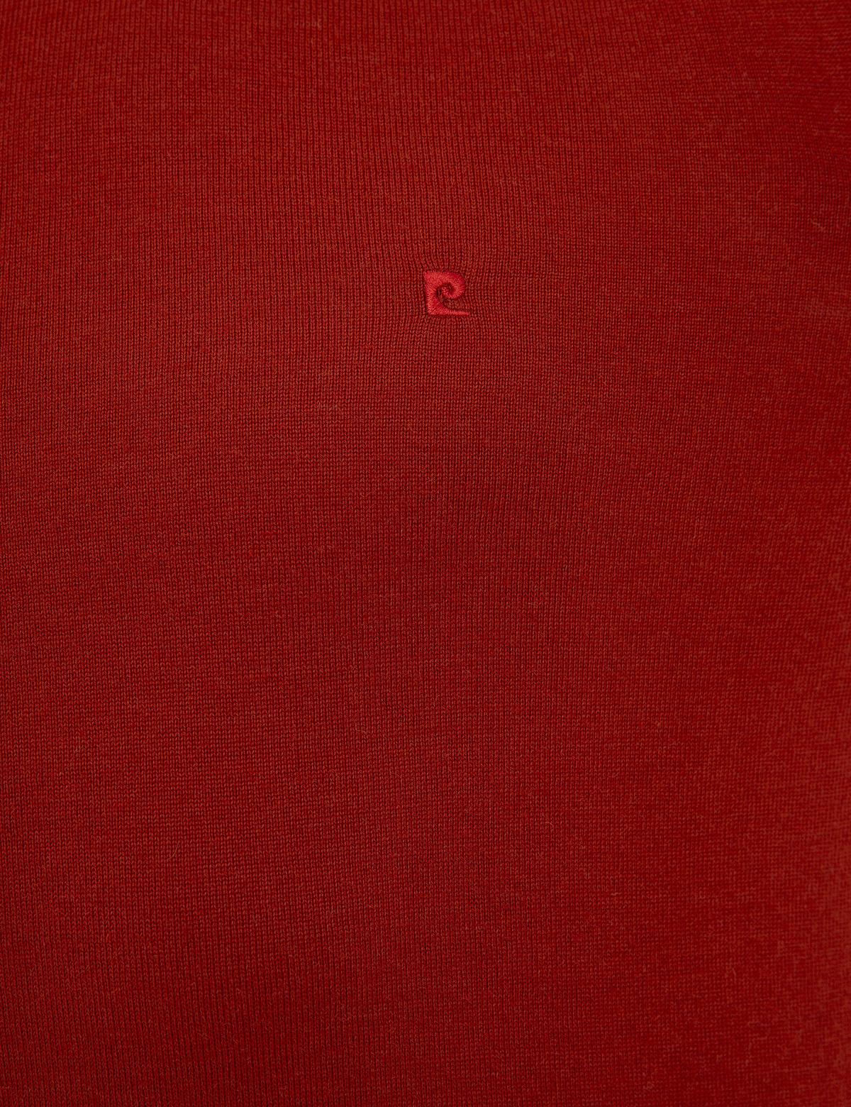 Kiremit Slim Fit Balıkçı Yaka Yün Karışımlı Basic Triko Kazak - 50227093136