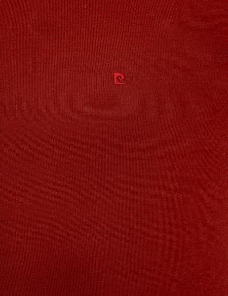 Kiremit Slim Fit Balıkçı Yaka Yün Karışımlı Basic Triko Kazak - 50227093136