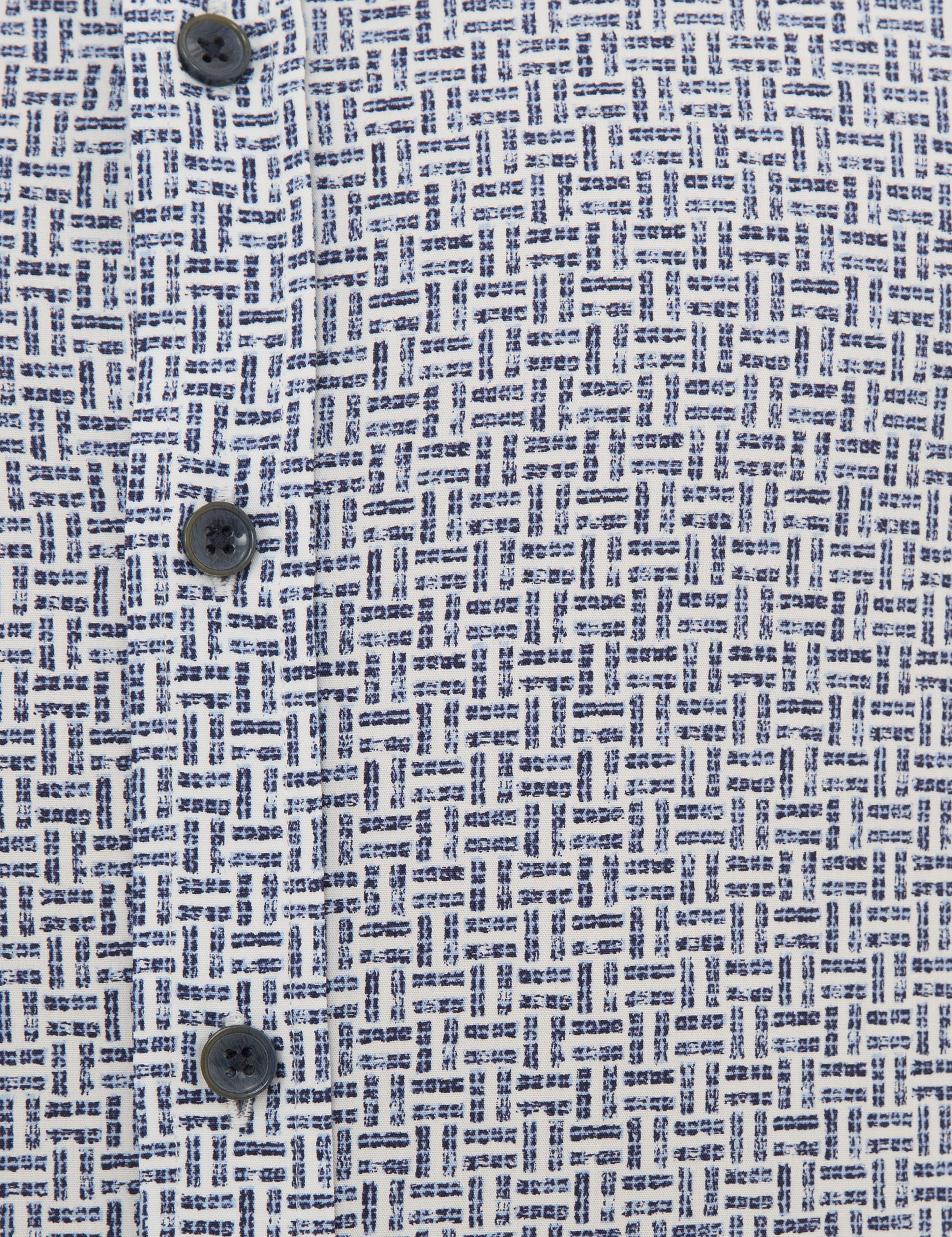 Lacivert Slim Fit Uzun Kollu Gömlek - Image 5