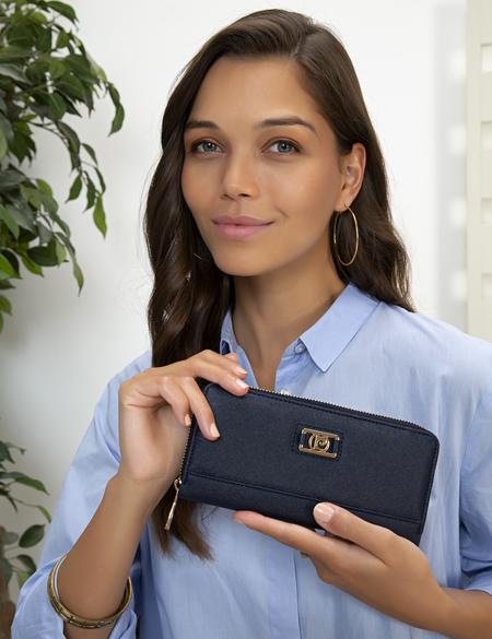 Lacivert Cüzdan - 50236643003