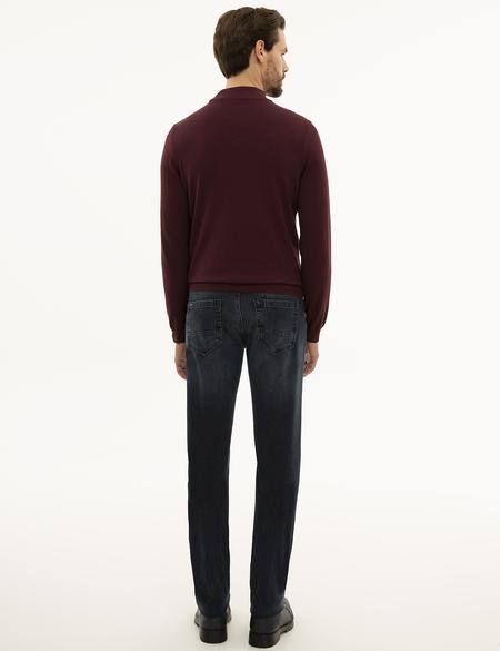 Lacivert Straight Fit Jean Pantolon - 50227616022