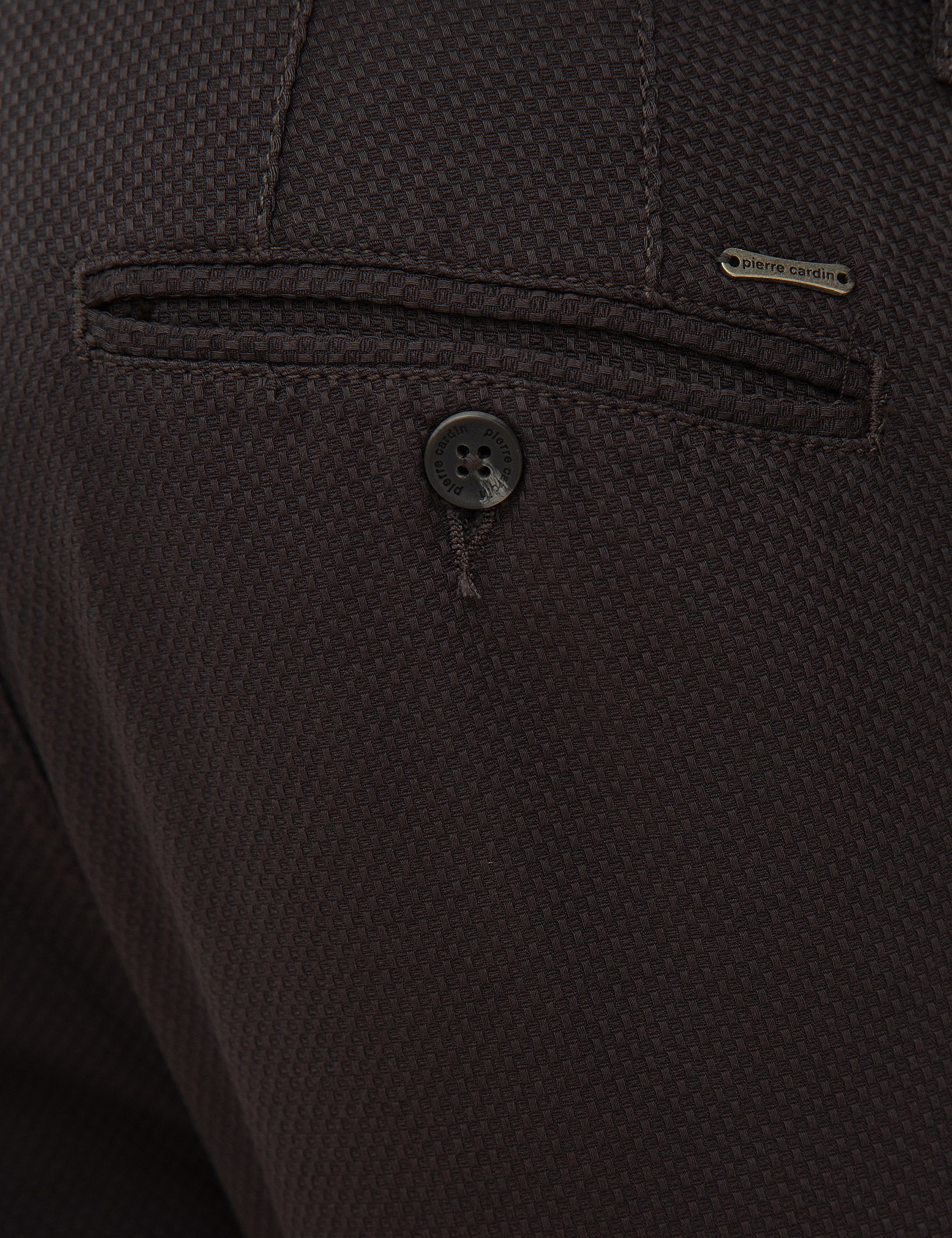 Antrasit Slim Fit Kanvas Pantolon - Image 4