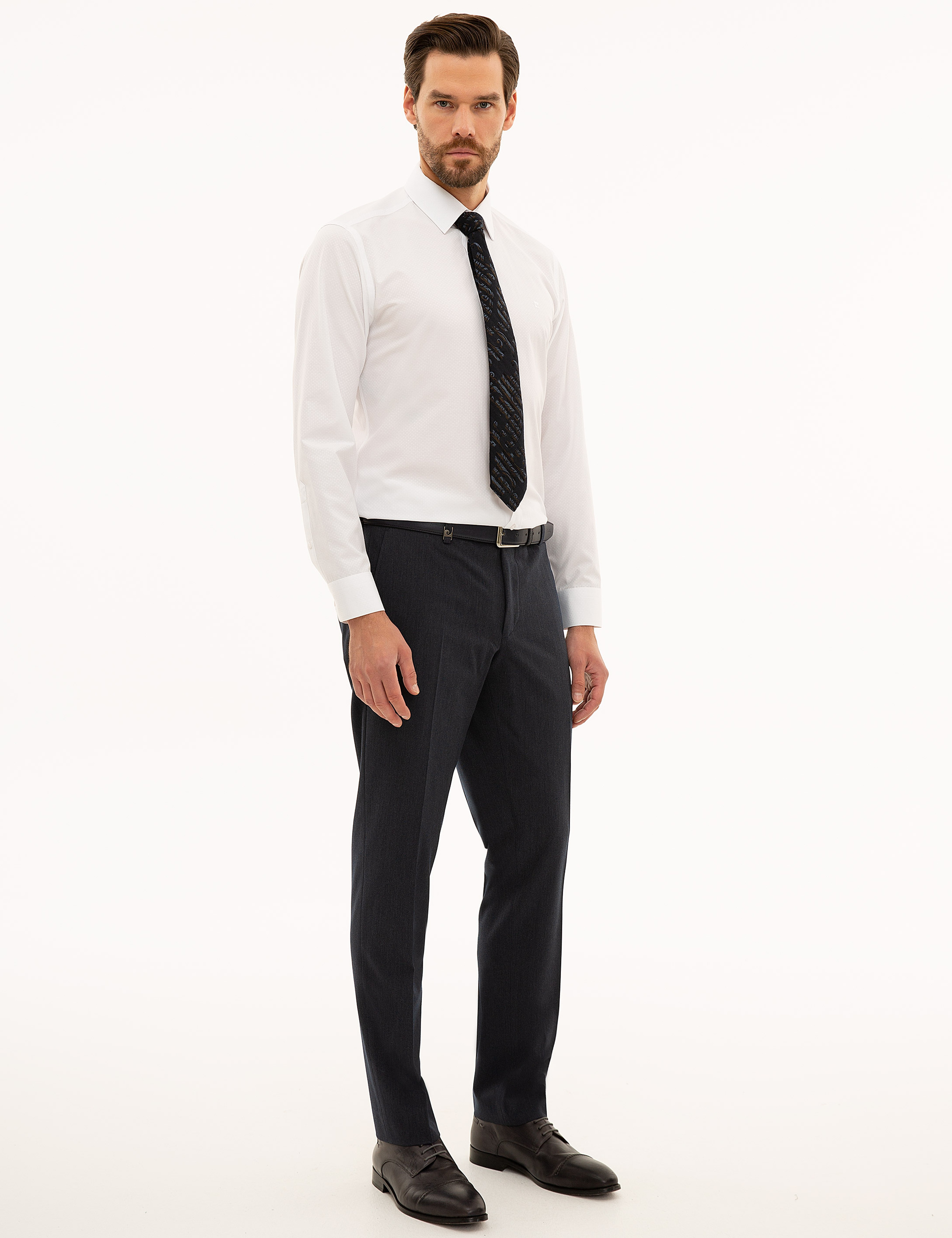Lacivert Slim Fit Kumaş Pantolon - Image 2
