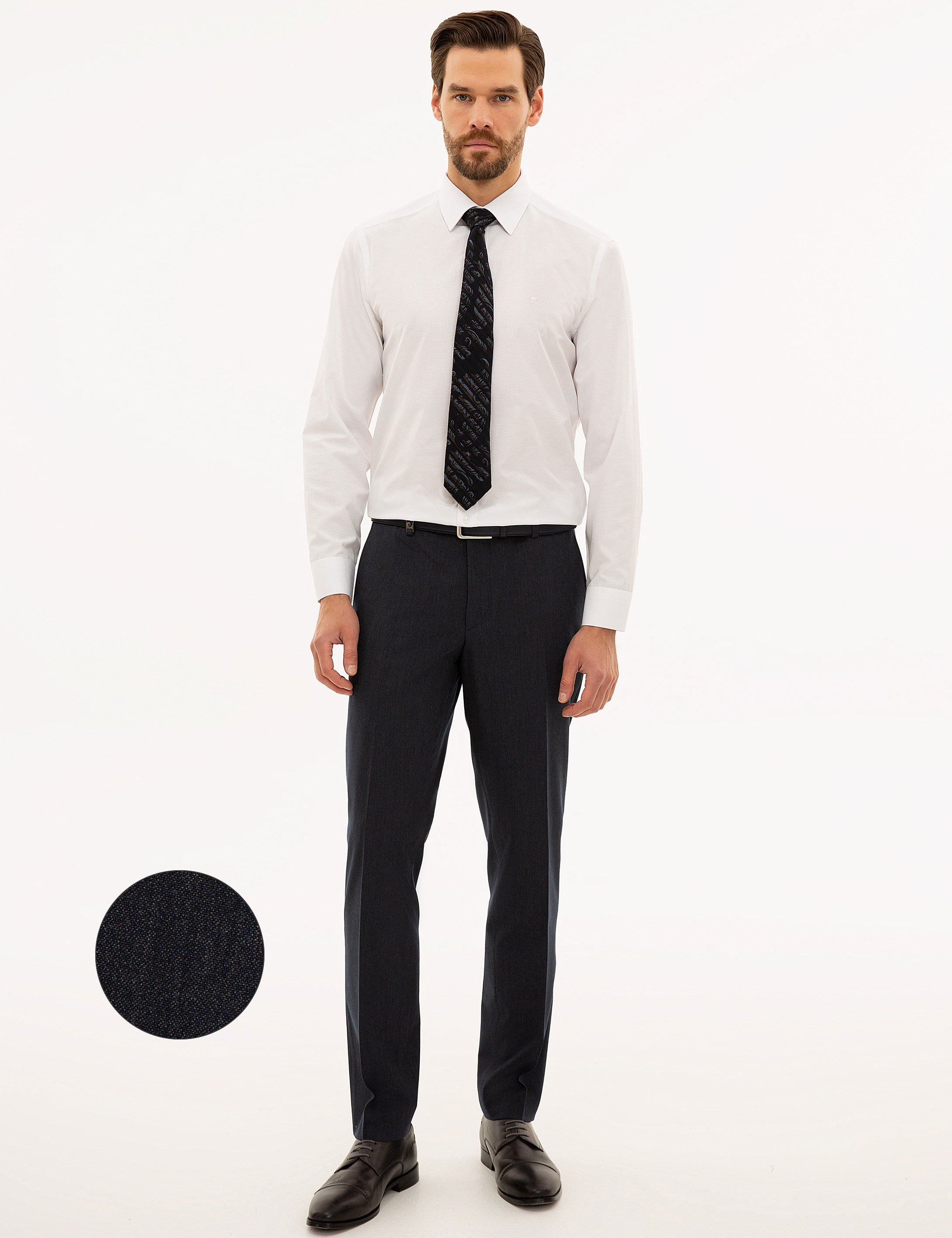 Lacivert Slim Fit Kumaş Pantolon