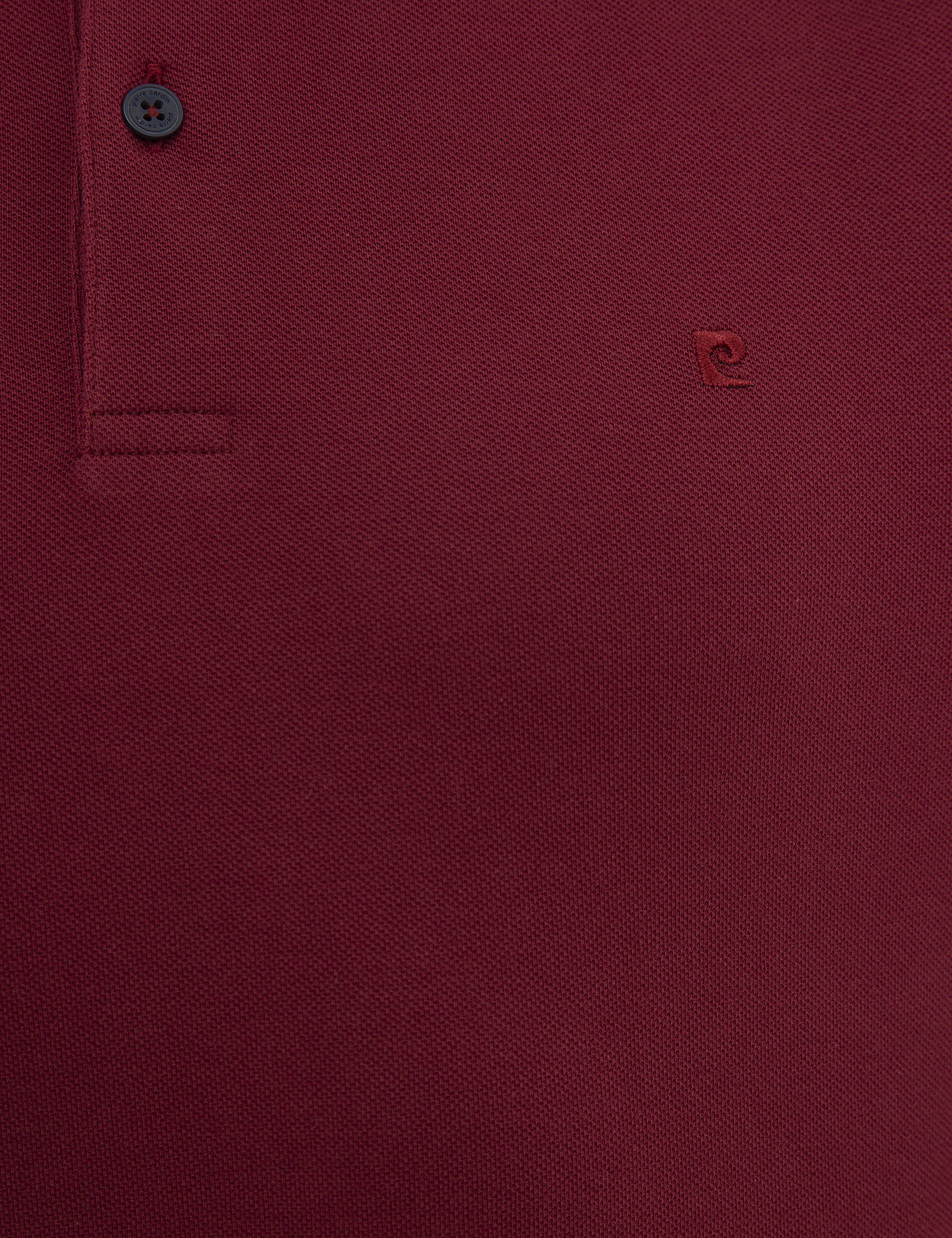 Bordo Slim Fit Polo Yaka Sweatshirt - Image 6
