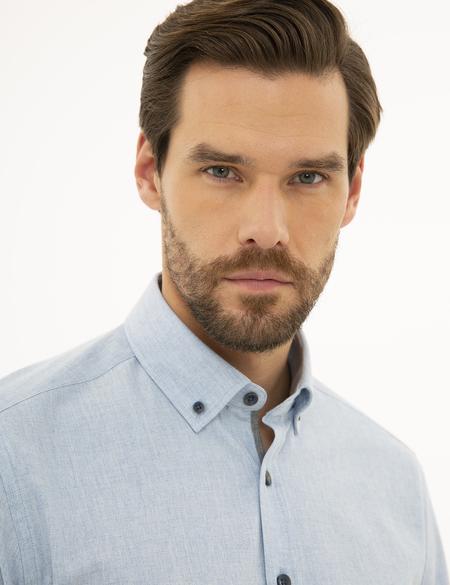 Mavi Regular Fit Uzun Kollu Gömlek - 50227453069