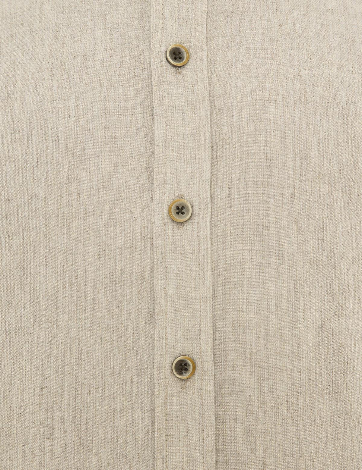 Bej Regular Fit Uzun Kollu Gömlek - 50227453042