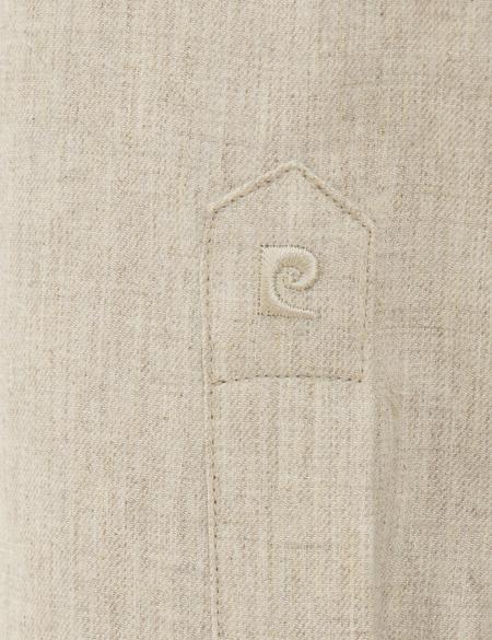 Bej Regular Fit Uzun Kollu Gömlek - 50227453042