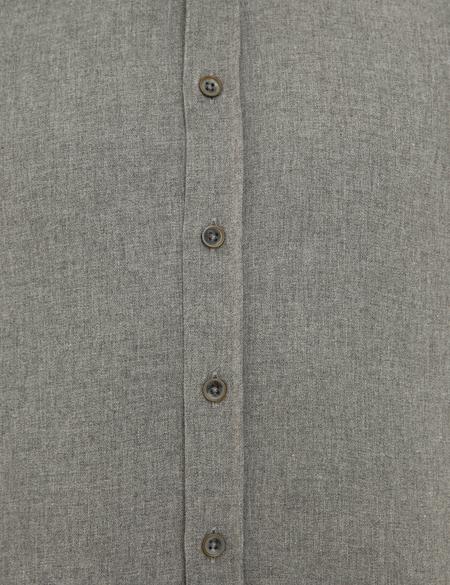 Gri Regular Fit Uzun Kollu Gömlek - 50227453006