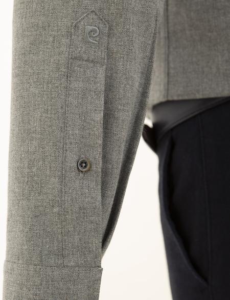 Gri Regular Fit Uzun Kollu Gömlek - 50227453006