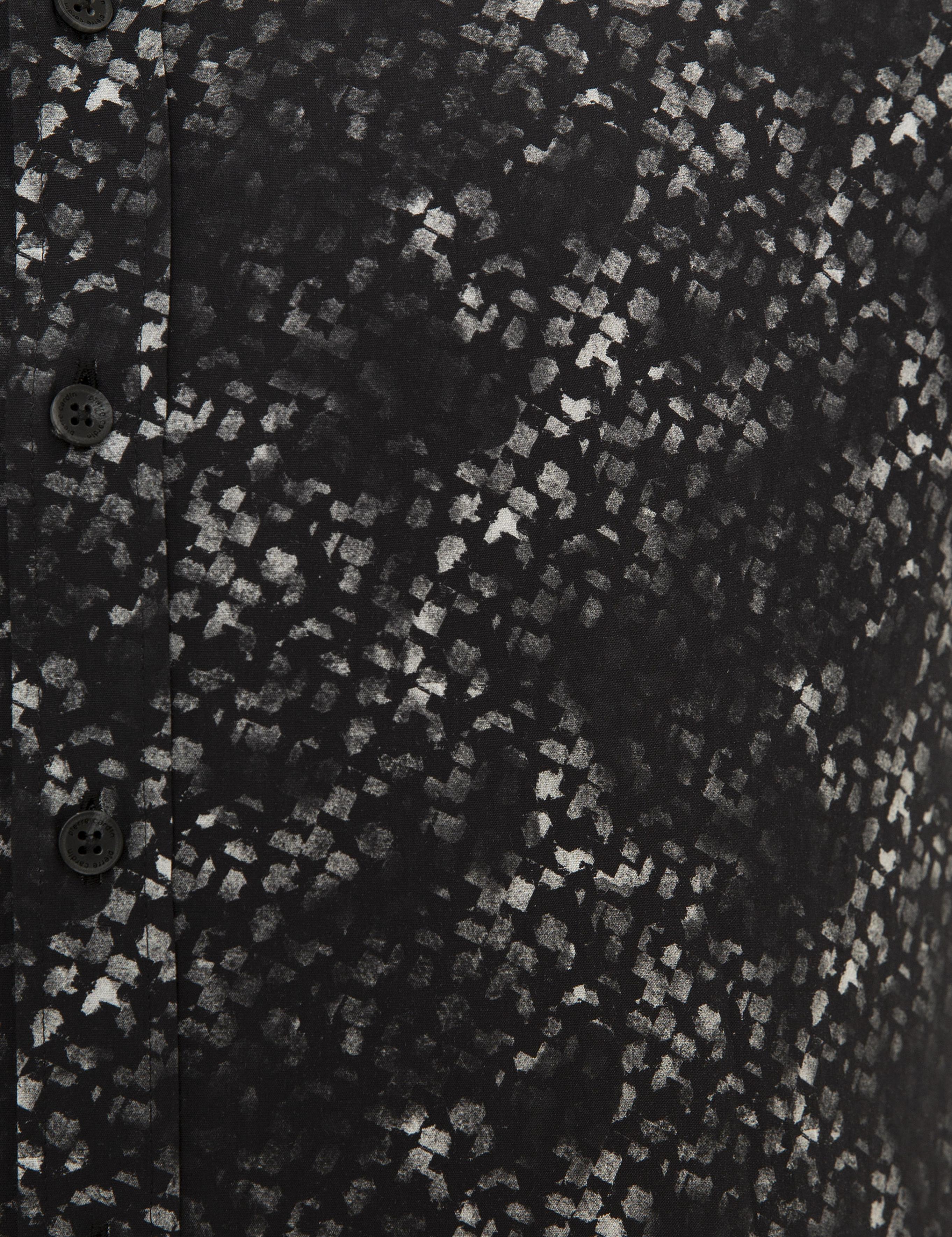 Siyah Slim Fit Uzun Kollu Gömlek