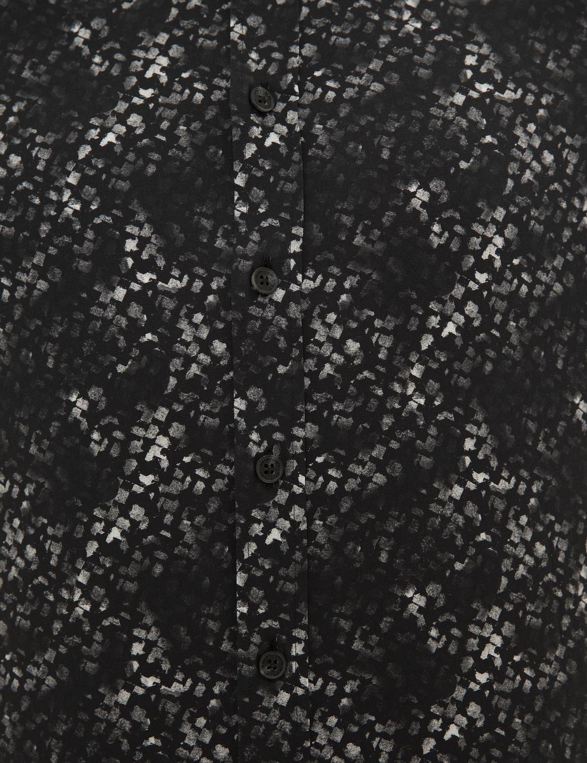 Siyah Slim Fit Uzun Kollu Gömlek - 50229558007