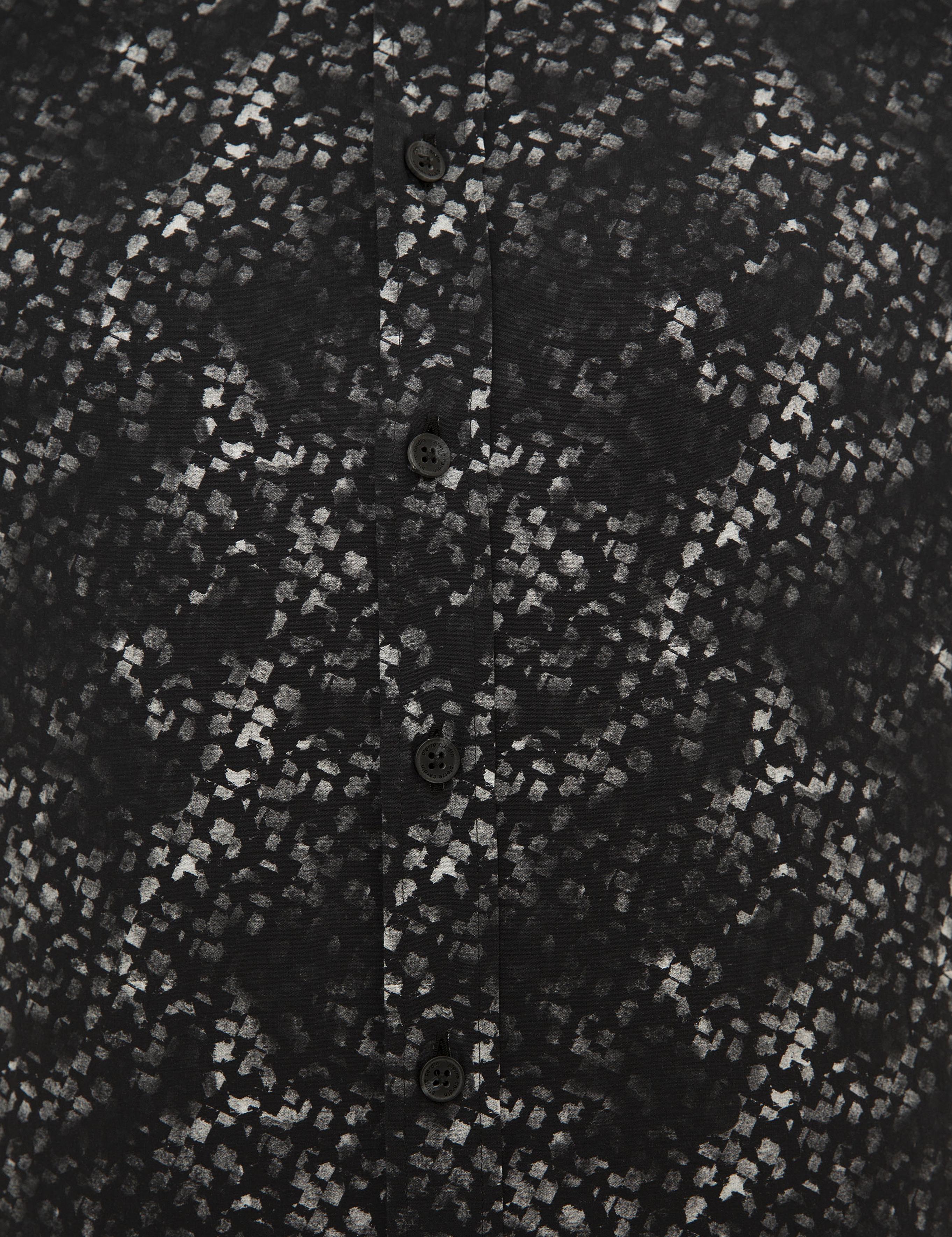 Siyah Slim Fit Uzun Kollu Gömlek