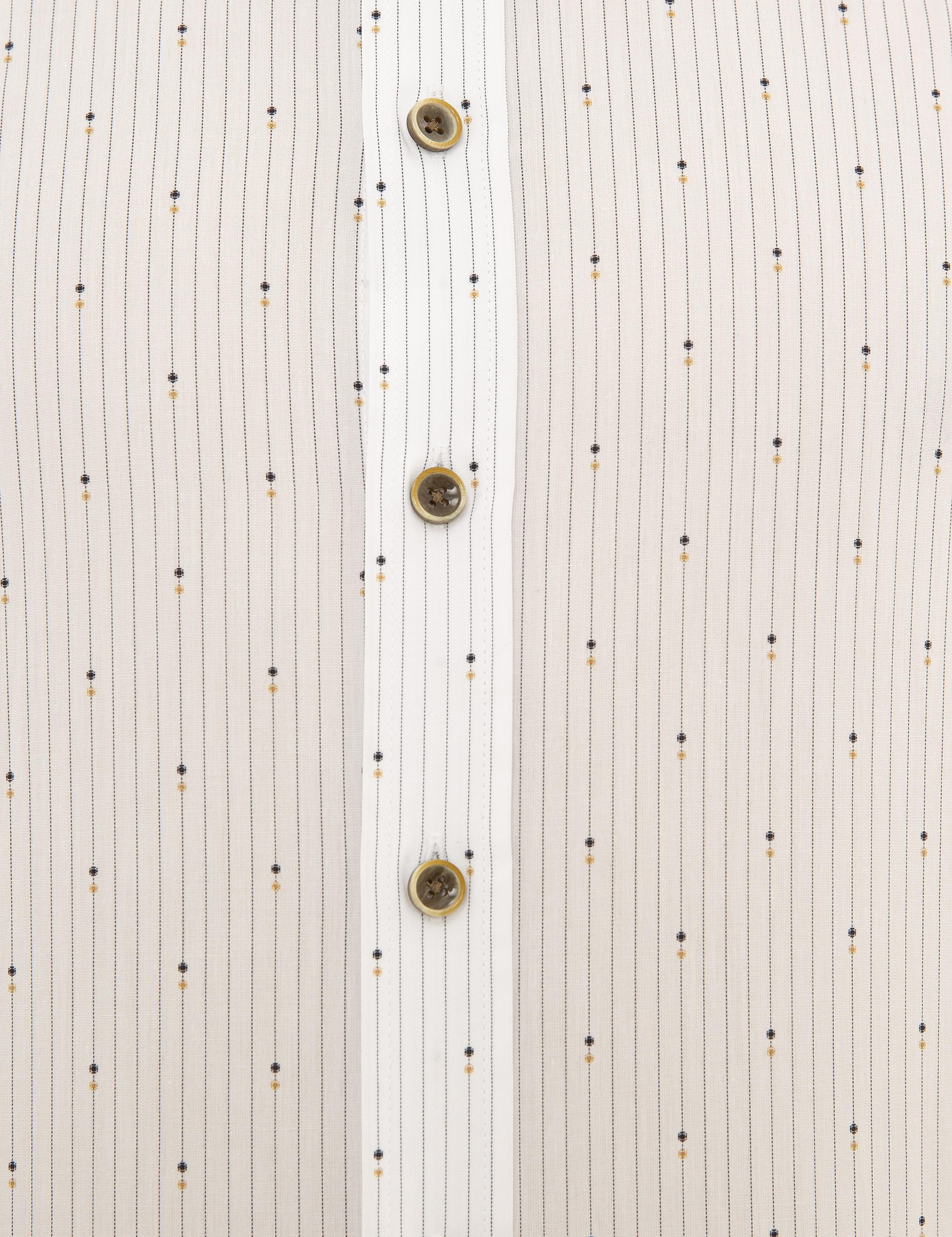 Beyaz Slim Fit Uzun Kollu Gömlek