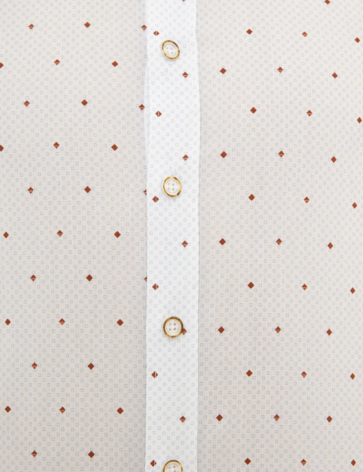 Beyaz Slim Fit Uzun Kollu Gömlek - 50229769005