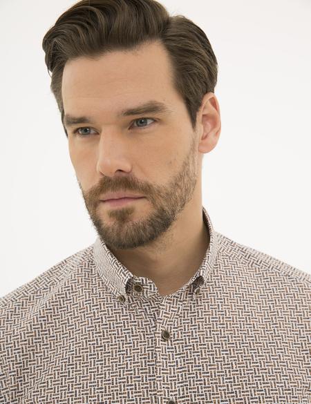 Camel Slim Fit Gömlek - 50230259002