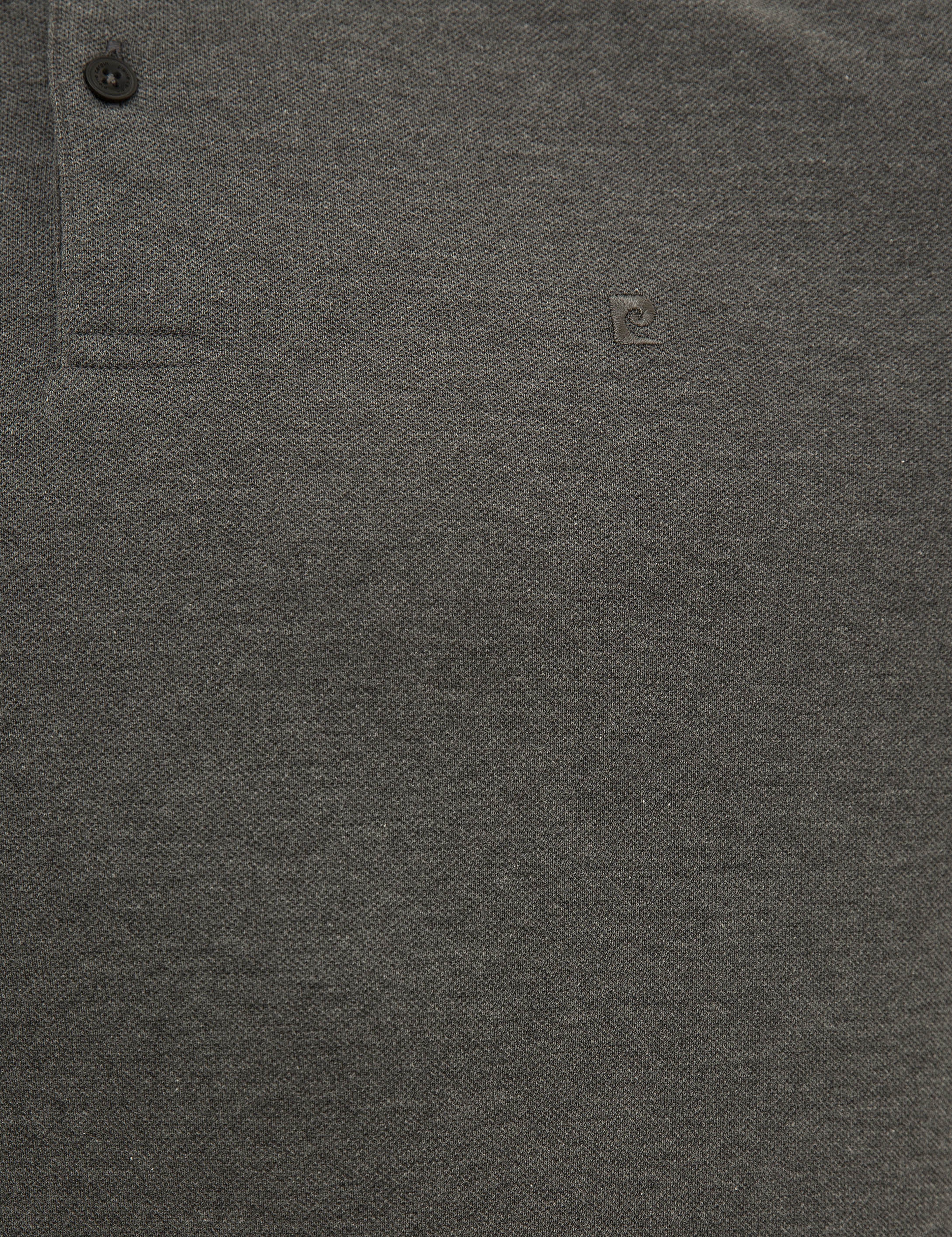 Antrasit Melanj Slim Fit Polo Yaka Sweatshirt - Image 6