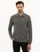 Antrasit Melanj Slim Fit Polo Yaka Sweatshirt