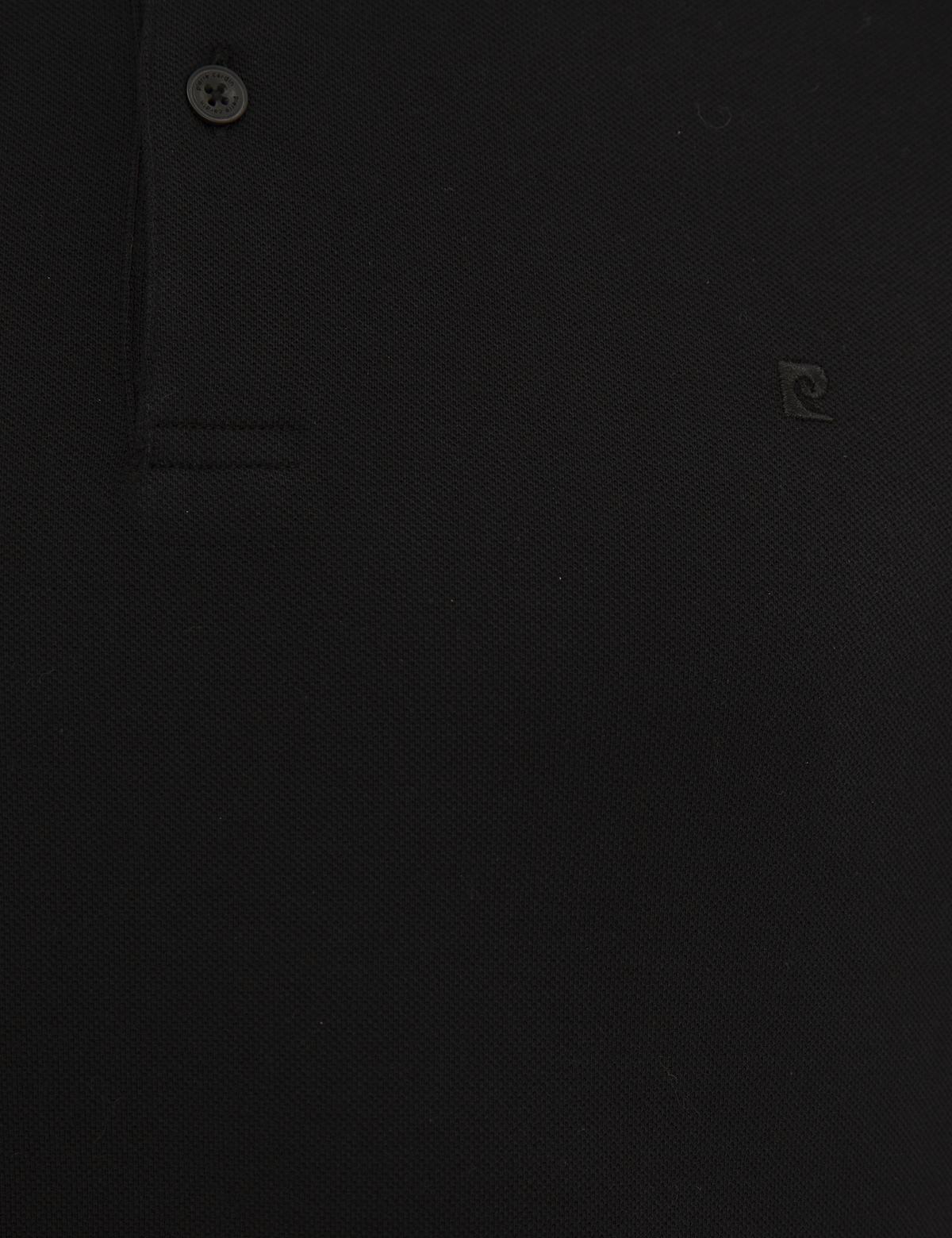 Siyah Slim Fit Polo Yaka Sweatshirt - 50233280007