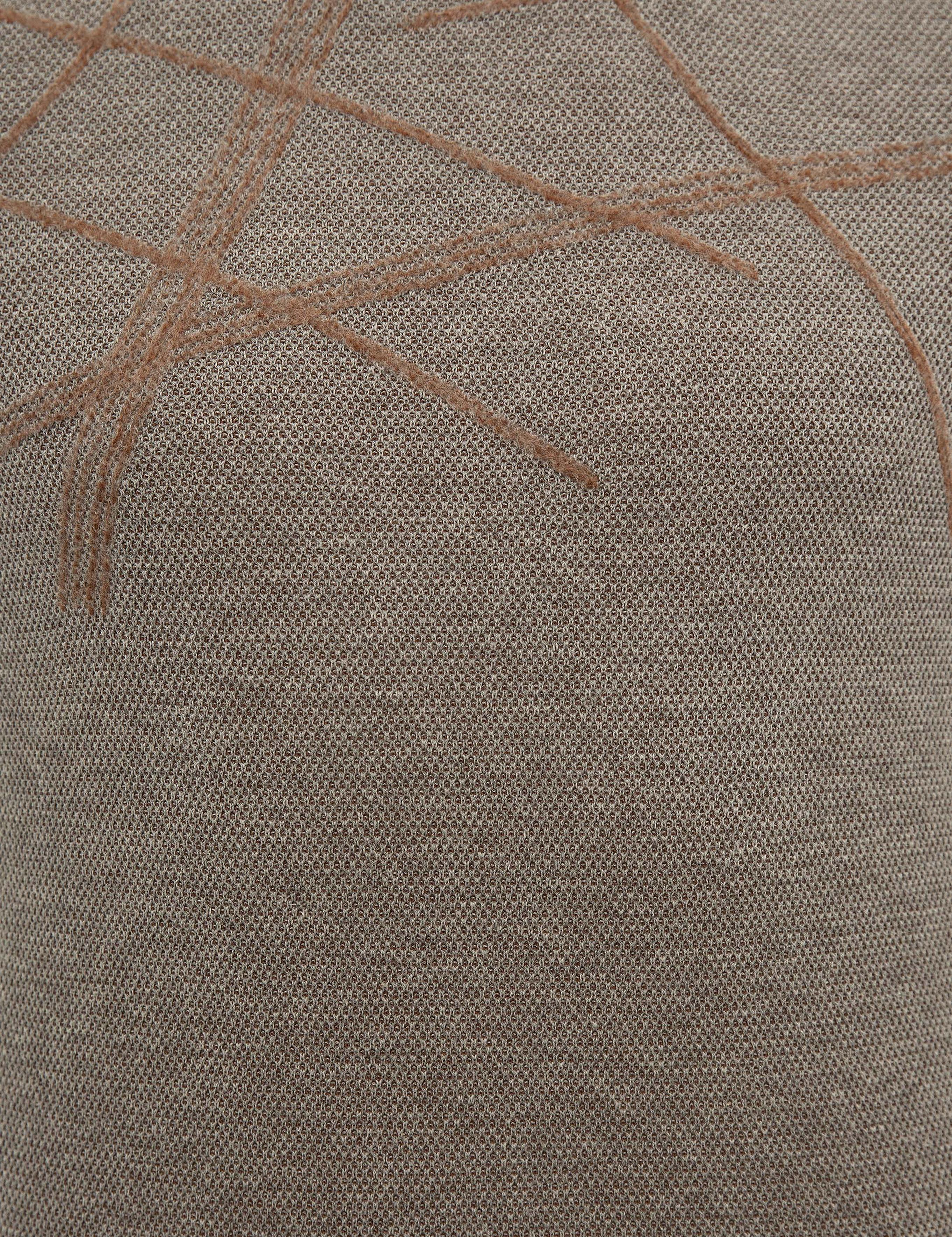 Gri Melanj Slim Fit Triko Kazak