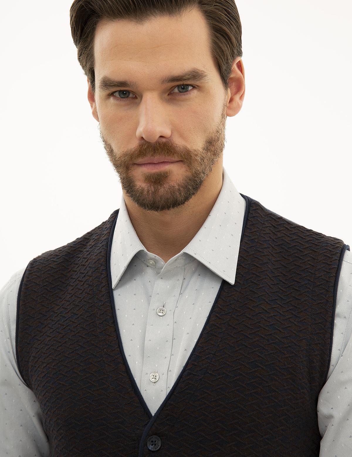 Lacivert Triko Yelek - 50228434004