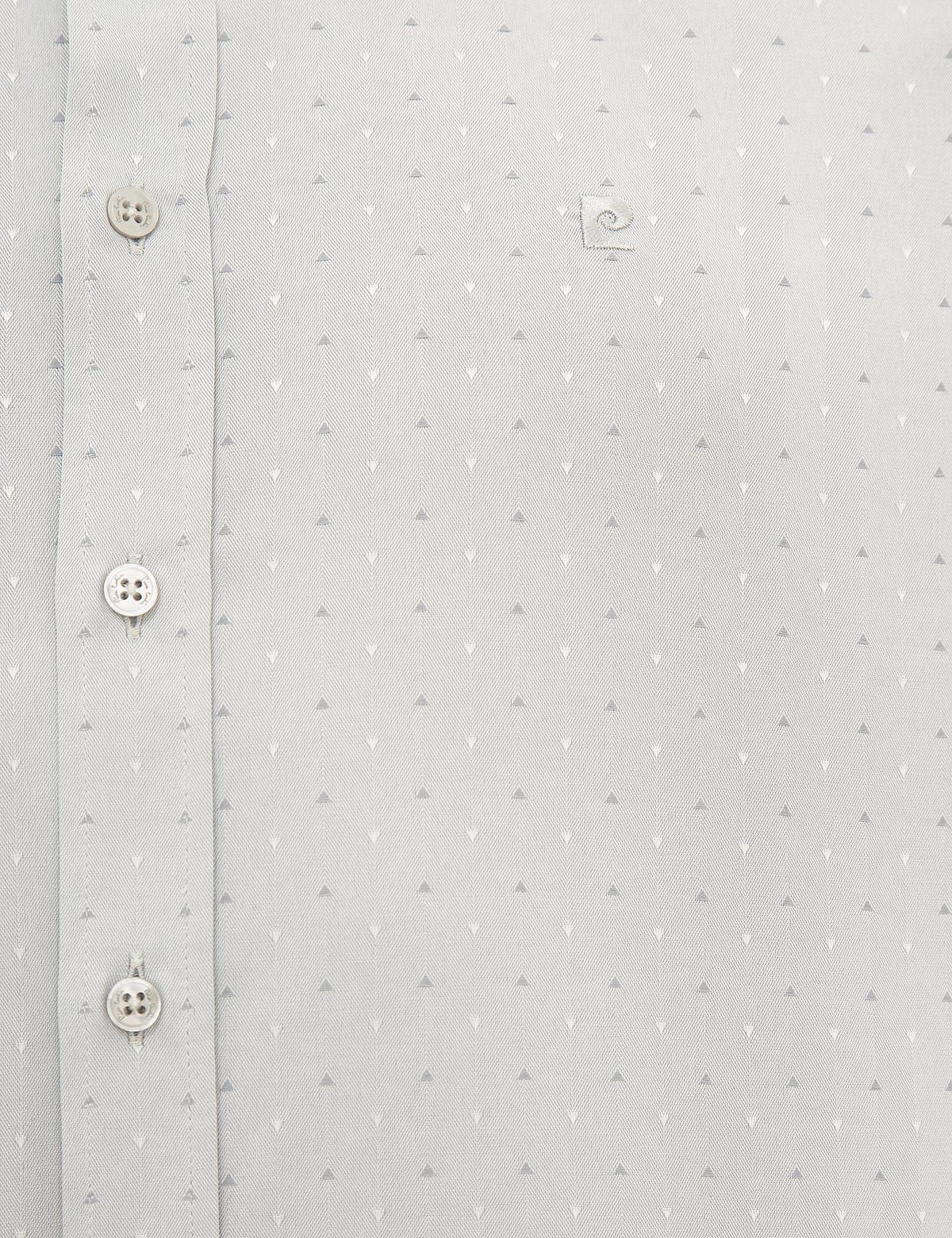 Gri Slim Fit Armürlü Gömlek - 50227478016