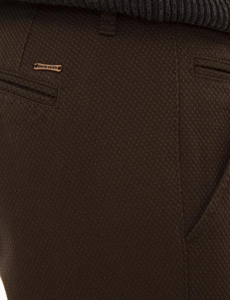 Kahverengi Slim Fit Kanvas Pantolon - 50227134170