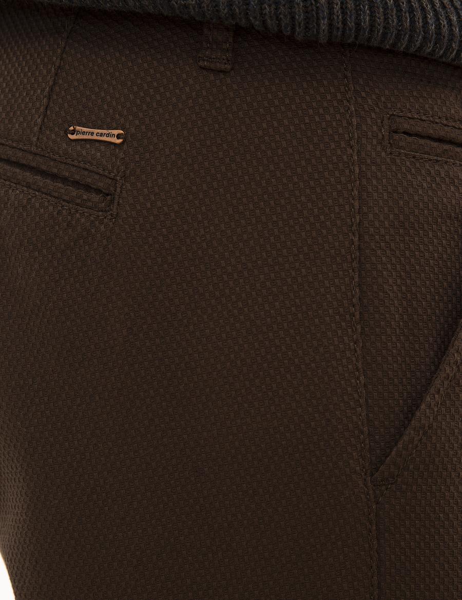 Kahverengi Slim Fit Kanvas Pantolon