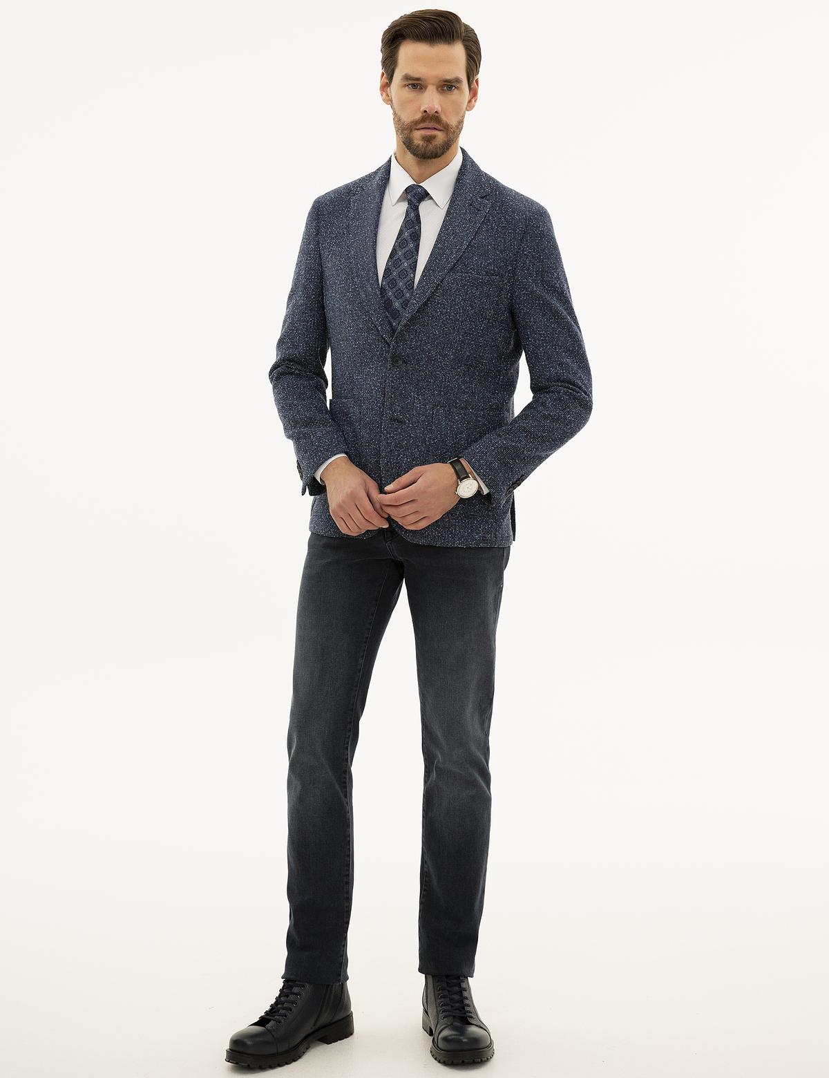 Lacivert Slim Fit Ceket - 50229109083