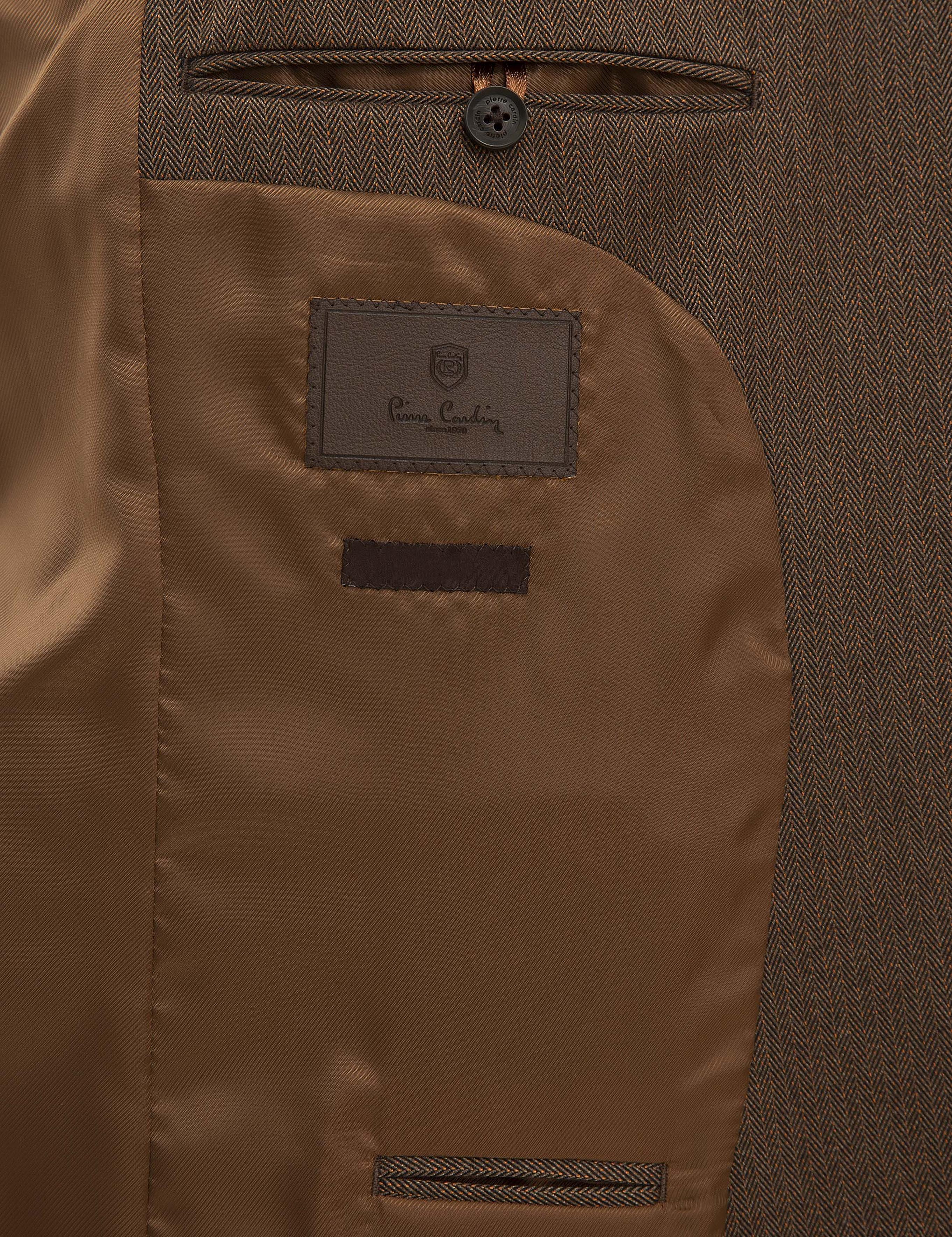 Camel Slim Fit Ceket